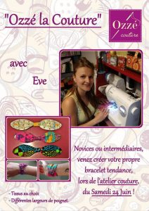 Atelier couture avec Eve