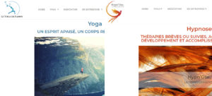 Un site web - deux univers - Le yoga de Fanny