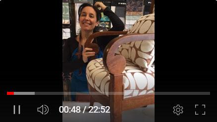 Visuel du podcast d'Azucena Lahitte-Loustau-artisan tapissier