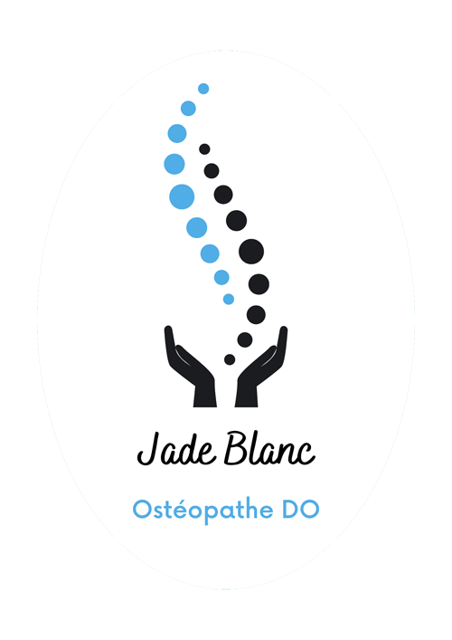 Logo Jade Blanc ostéopathe Bordeaux